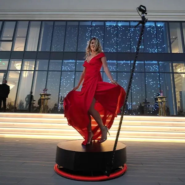 Video Booth 360 X 2 platforma video 360 Ramatuelle