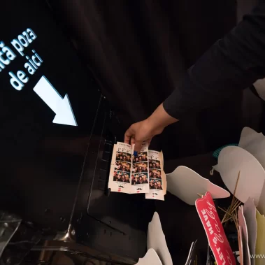 Amintiri haioase la petrecerea mirilor 2018 Credo Events Hall 39 Photo Booth Cabina Inchisa poze strip